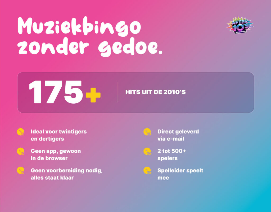 Muziekbingo - After 10's · Sfeer 2