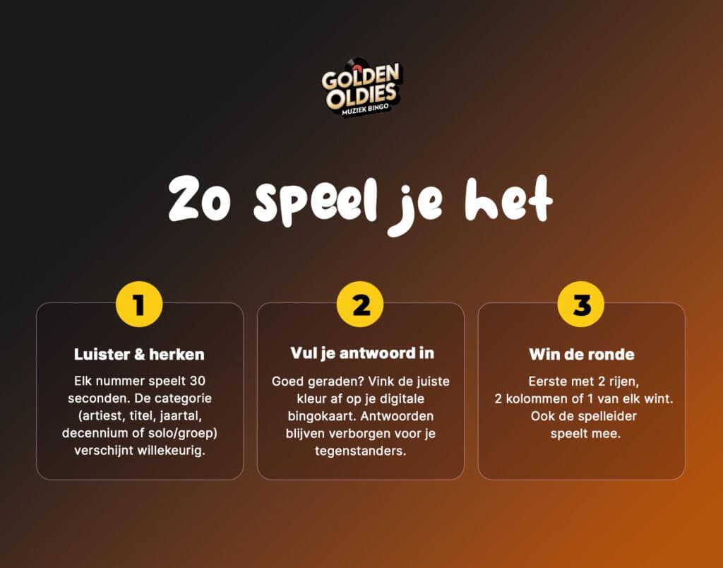 Muziekbingo - Golden Oldies · Sfeer 3